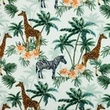 [S932R-181242] [S932R] Poplin Digital Printed Mix 2 (Jungle)