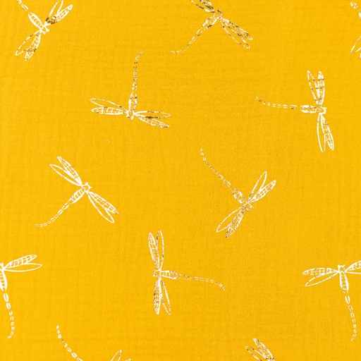 [S890L] Double Gauze Gold Dragonfly