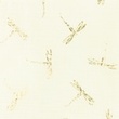 [S890L-181428] [S890L] Double Gauze Gold Dragonfly (Offwhite)