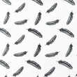 [S904R-181514] [S904R] Double Gauze Cotton Flat Feathers (Black)