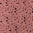 [S905R-181521] [S905R] Double Gauze Cotton Flat Ink Splatters (Old Pink)