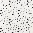 [S905R-181525] [S905R] Double Gauze Cotton Flat Ink Splatters (White)