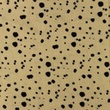 [S905R-181531] [S905R] Double Gauze Cotton Flat Ink Splatters (Sand)