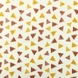 [S926L-181191] [S926L] Poplin Printed Triangle Stripe (Ochre)