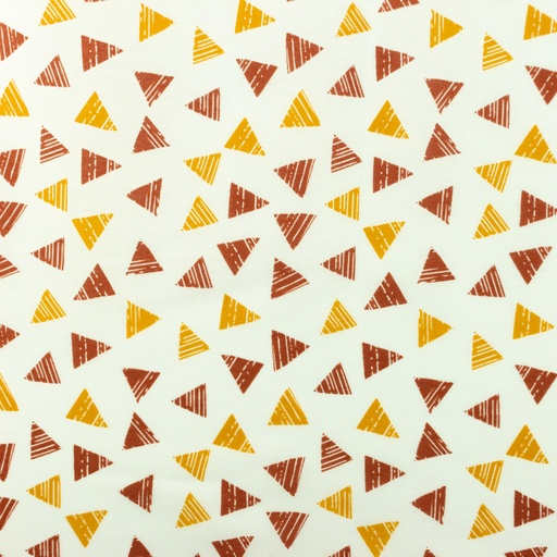 [S926L] Poplin Printed Triangle Stripe
