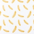 [S930L-181117] [S930L] Poplin Printed Feathers (Ochre)