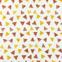 [S939R-182168] [S939R] Double Gauze Cotton Flat Triangle Stripe (Ochre)