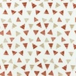 [S939R-182167] [S939R] Doppio Garza Cotone Piatto Striscia Triangolare (Sabbia)