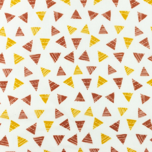 [S939L] Double Gauze Cotton Flat Triangle Stripe