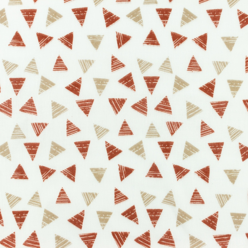 [S939L] Double Gauze Cotton Flat Triangle Stripe