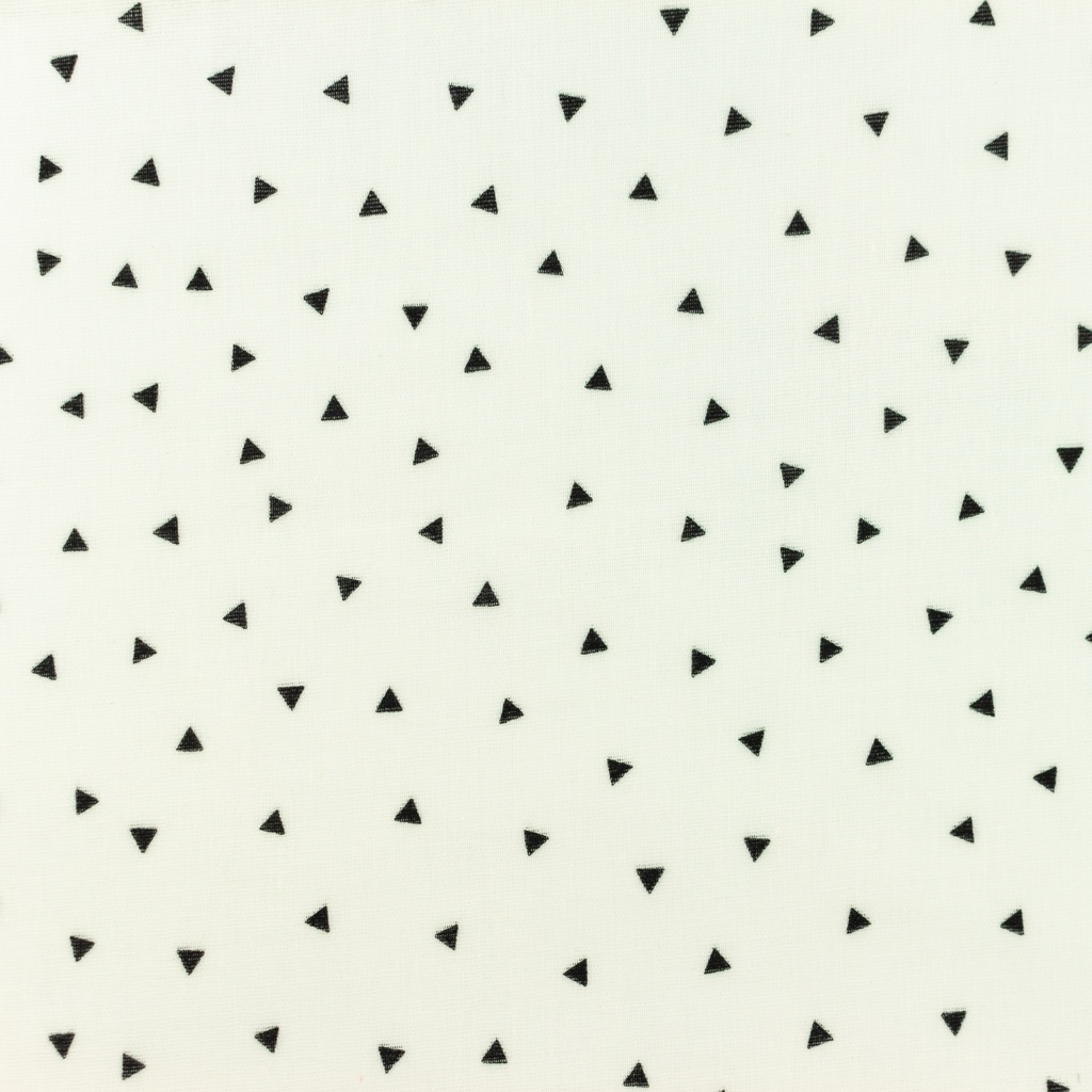 [S941R] Double Gauze Cotton Flat Little Triangles