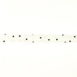 [663R-181849] [663R] Biais De Popeline Imprimé Triangles (Blanc Cassé)