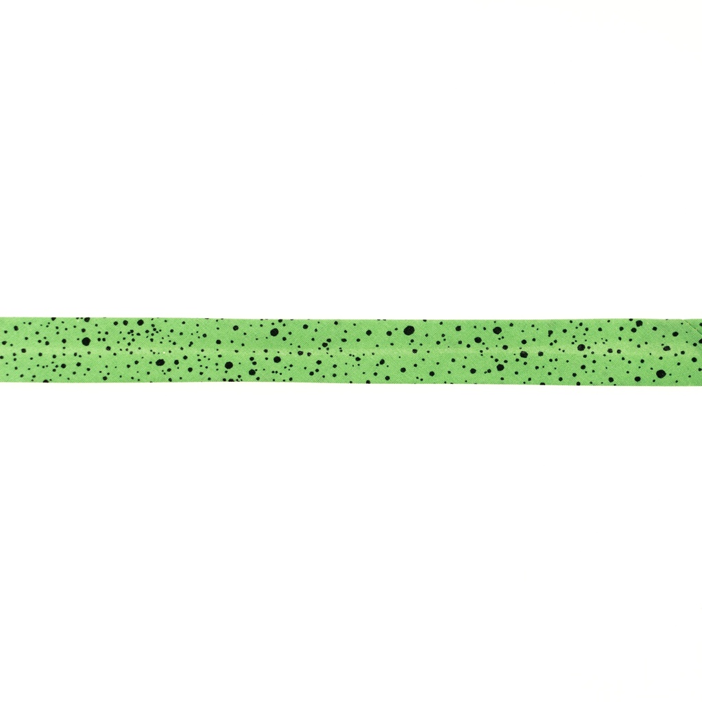 [664R] Popline Bias Binding Printed Ink Splatters