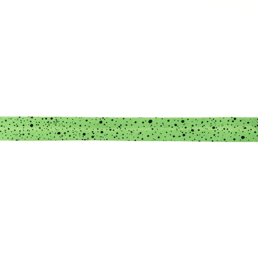 [664R] Popline Bias Binding Printed Ink Splatters