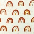 [S961L-182565] [S961L] Double Gauze Cotton Crinkled Arch With Drop (Rust)