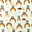 [S962R-182569] [S962R] Double Gauze Cotton Crinkled Panda (Ochre)