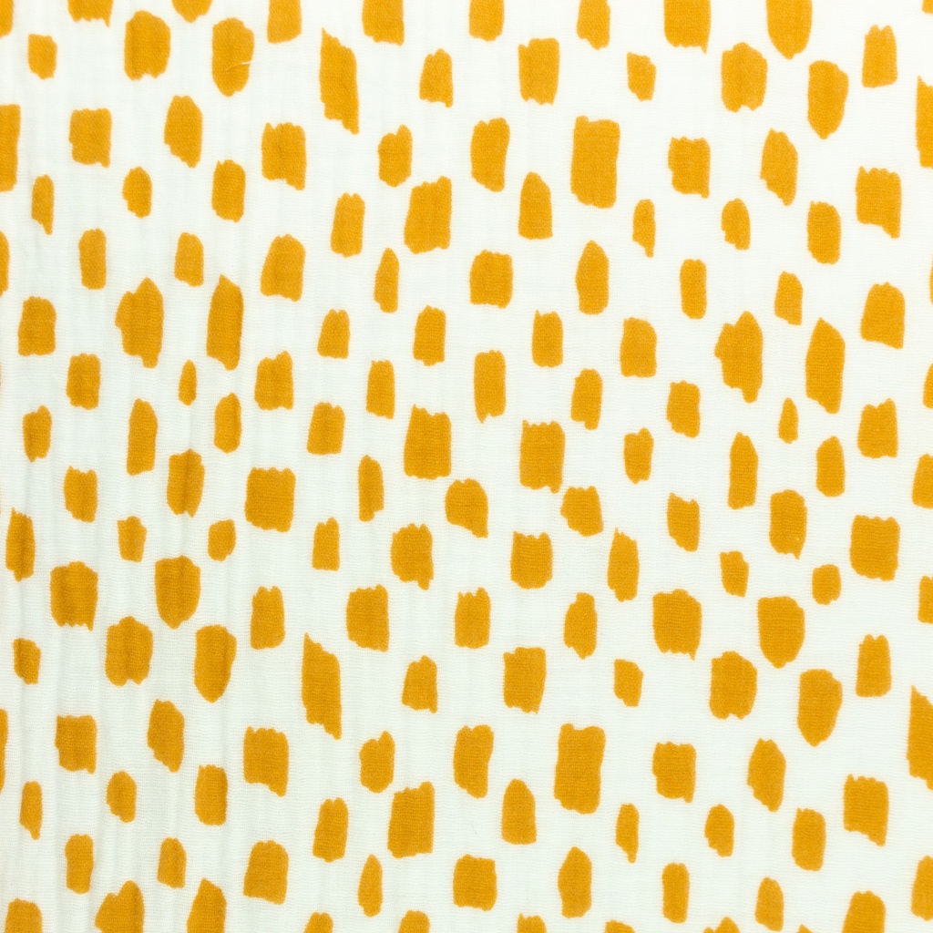 [S964R] Doppio Garza Cotone Increspato Pattern Chiaro