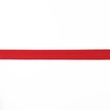 [665R-181886] [665R] Doppio Garza Cotone Nastro In Sbieco Uni (Rosso)