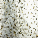 [S534L-63890] [S534L] Tulle Flock Glitter Heart (White)