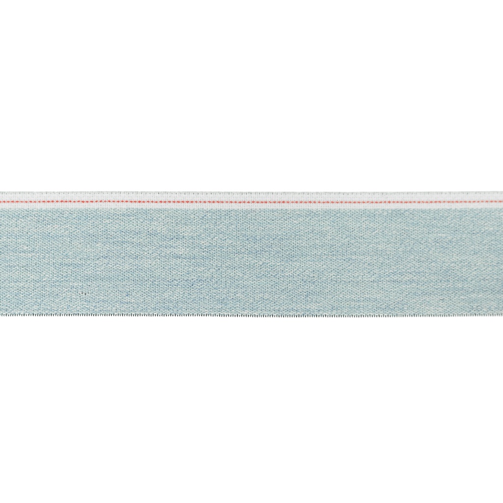 [575R] Jeans Elastico Melange Orlo