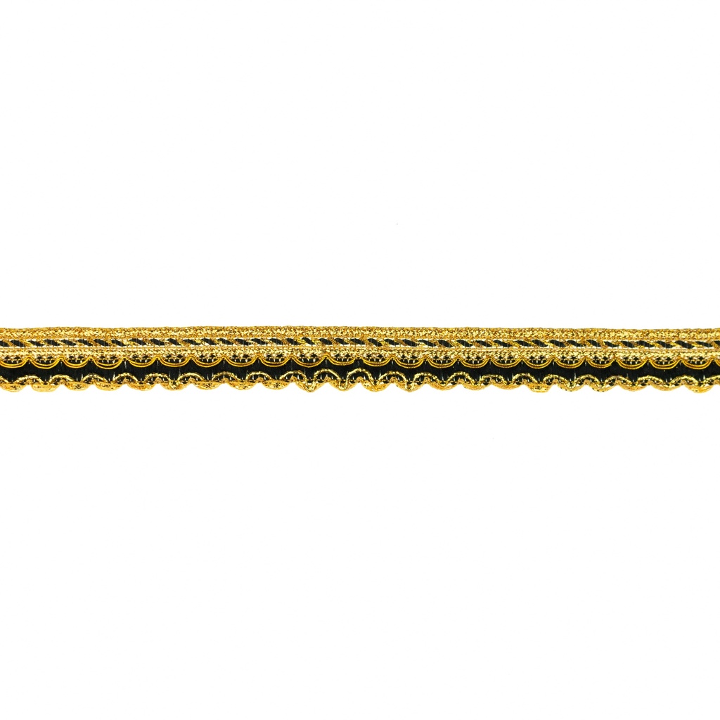 [678R] Jacquardband Metallisk