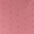 [S1007R-184465] [S1007R] Double Gauze Embroidered Dotted Flower (Old Pink)