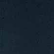 [S1007R-184459] [S1007R] Double Gauze Embroidered Dotted Flower (Marine)