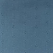 [S1007R-184462] [S1007R] Double Gauze Embroidered Dotted Flower (Old Blue)