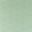 [S1007R-184464] [S1007R] Double Gauze Embroidered Dotted Flower (Old Mint)