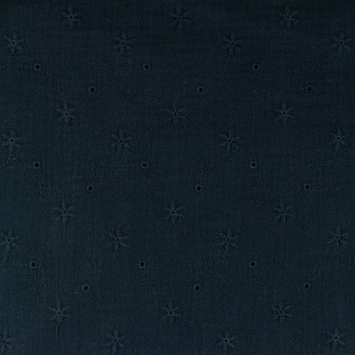 [S1009R] Double Gauze Embroidered Star Flower