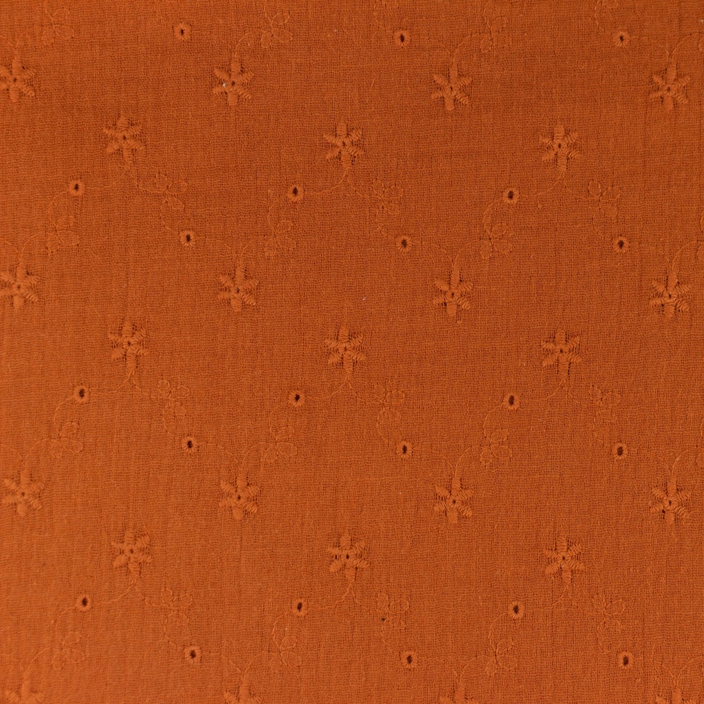 [S1009R] Hydrofil bomull Broderad Stjärnblomma