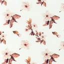 [S1017L-183070] [S1017L] Poplin Digital Printed Mix 10 Snoozy Fabrics (Wild Flower)