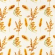 [S1015R-183068] [S1015R] Poplin Digitaltryck Mix 8 (Natur)