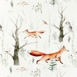 [S1024L-183046] [S1024L] Poplin Digital Printed Mix 17 (Fox)