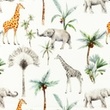 [S1030R-183023] [S1030R] Poplin Digital Printed Mix 23 (Giraffe)