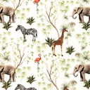 [S1030L-183044] [S1030L] Poplin Digital Printed Mix 23 (Zebra)