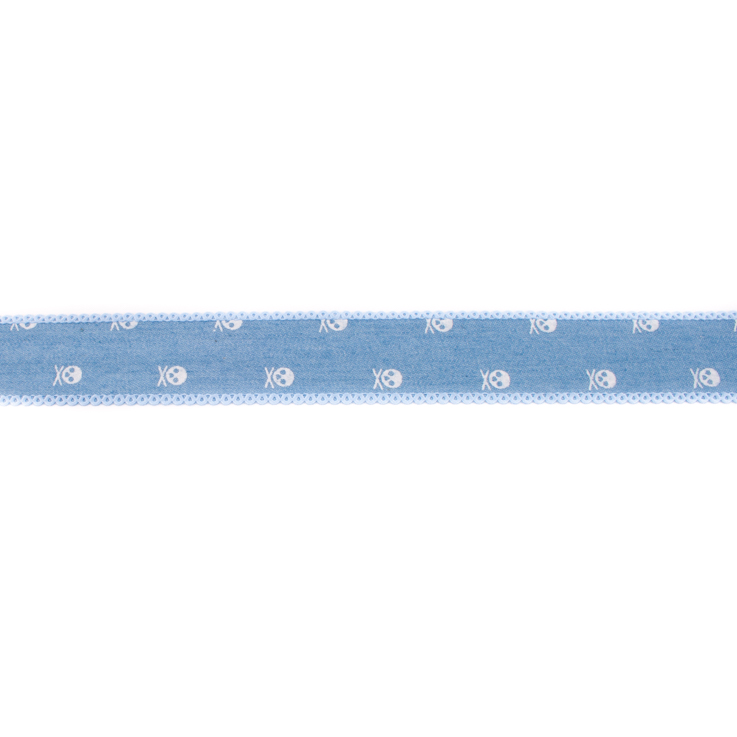 [284R] Nastro Jeans Cranio