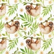 [S1031L-183034] [S1031L] Poplin Digital Printed Mix 24 Snoozy Fabrics (Nature)