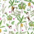 [S1031L-183099] [S1031L] Poplin Digital Printed Mix 24 Snoozy Fabrics (Jungle)