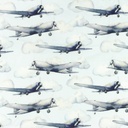 [S1033R-183011] [S1033R] Poplin Digital Printed Mix 26 (Airplane)