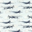 [S1033L-183011] [S1033L] Poplin Digital Printed Mix 26 (Airplane)