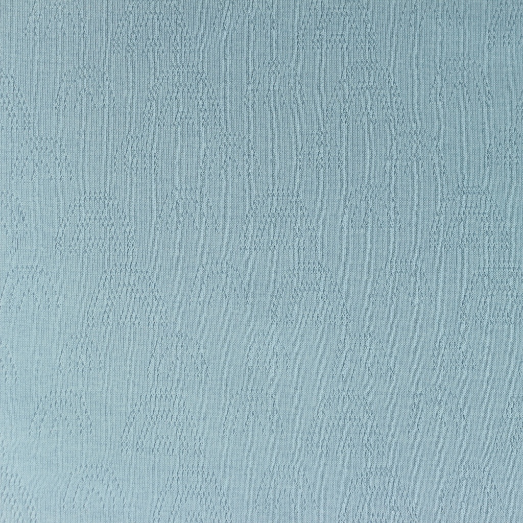 [S1041L] Algodón Ajour Arco Iris Snoozy Fabrics