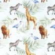 [S1042L-183069] [S1042L] Poplin Digital Printed Mix 30 (Jungle King)