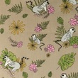 [S1048R-183550] [S1048R] Poplin Printed Lemur (Pebble)