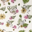 [S1048R-183549] [S1048R] Poplin Printed Lemur (Offwhite)