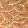 [S1051L-183542] [S1051L] Poplin Printed Banana Leaf (Brick)