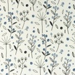 [S1052R-183534] [S1052R] Popelín Potisk Lesní Plody Snoozy Fabrics (Stará Modrá)