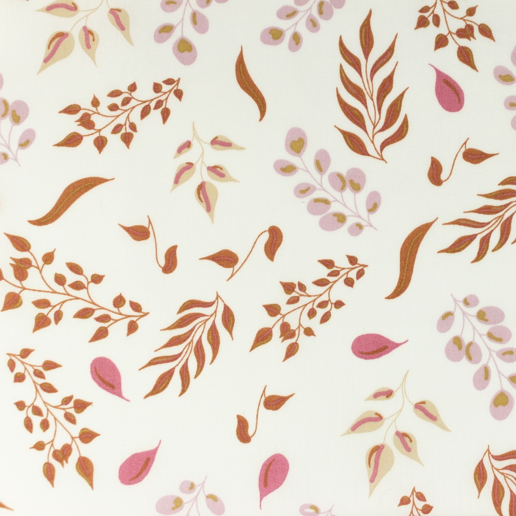 [S1054R] Popeline Stampato Ramoscelli Snoozy Fabrics