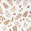 [S1060L-183846] [S1060L] Double Gauze Flat Twigs Snoozy Fabrics (Old Pink)