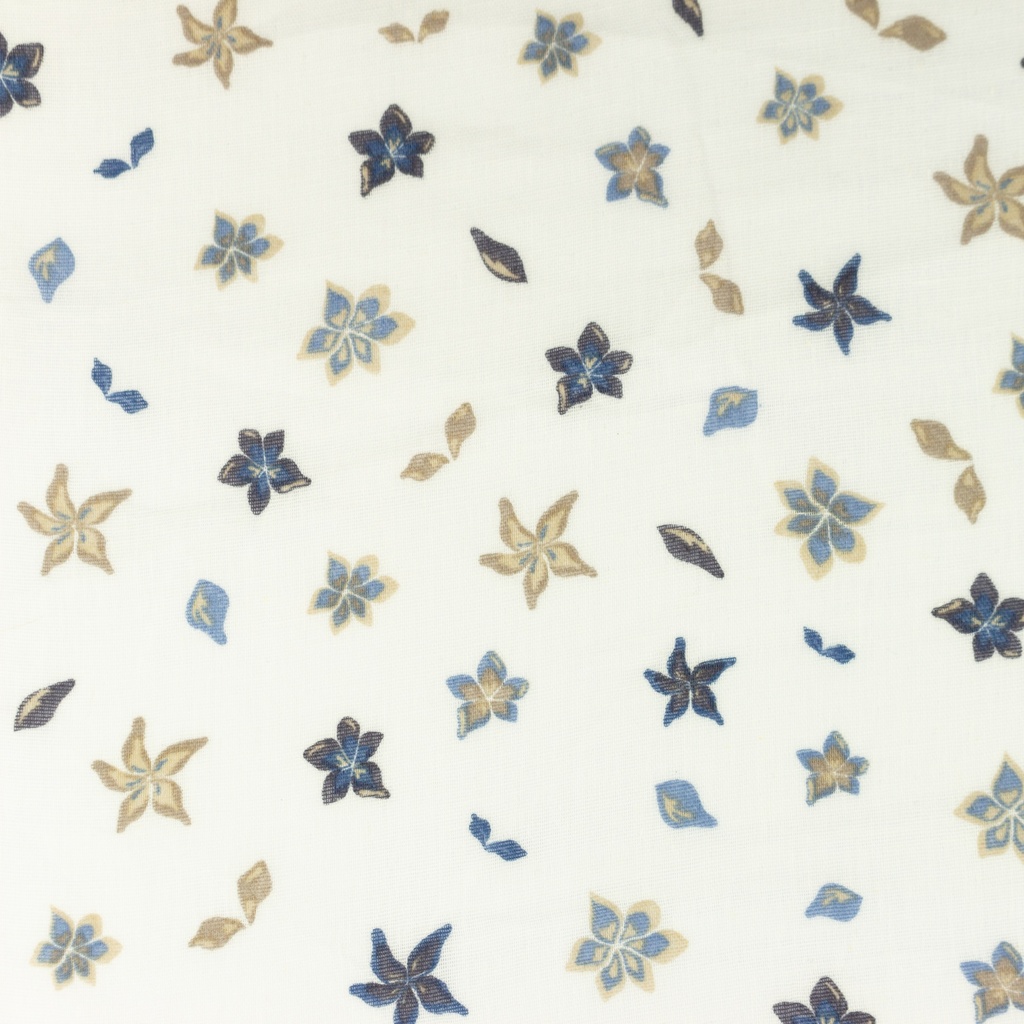 [S1062R] Muślin Bawełniany Mieszkanie Kwiaty Snoozy Fabrics